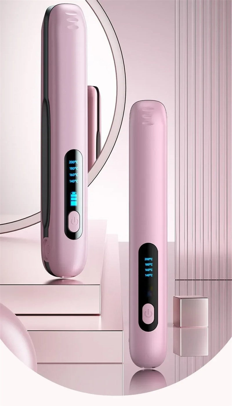 Wireless Hair Straightener Flat Iron Mini 2 IN 1™