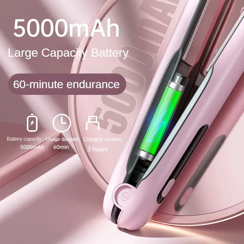 Wireless Hair Straightener Flat Iron Mini 2 IN 1™