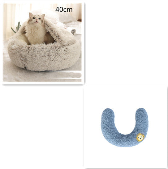 2 In 1 Dog And Cat Bed Pet Winter Bed™